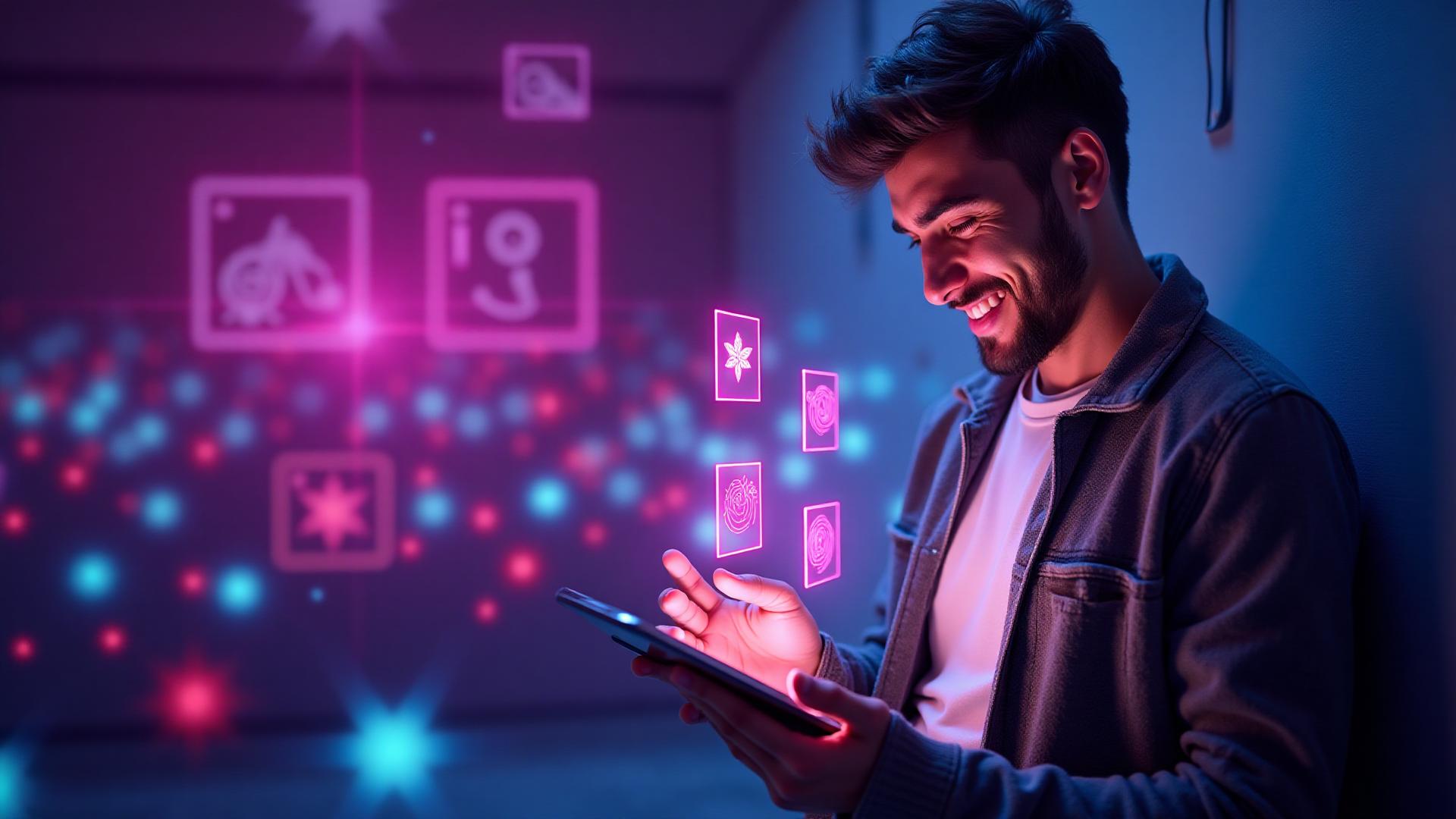 Estudante usando flashcards inteligentes da Sappie para aprendizado eficiente